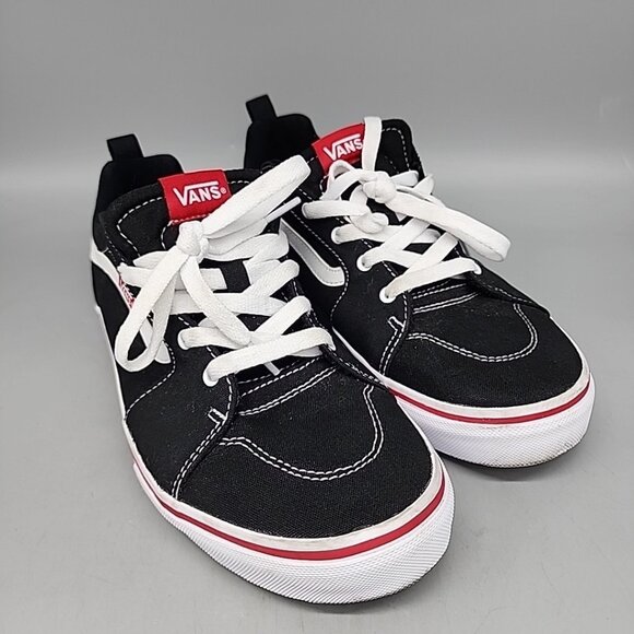 Vans Off The Wall Youth 7 Black Suede Skate Flame Sneakers Shoes 508357 Eu 39